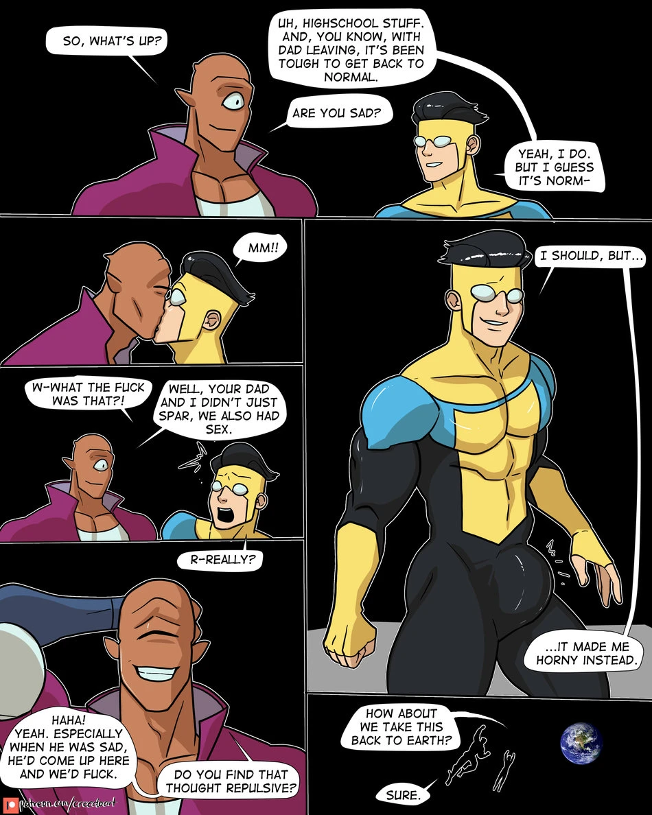 Invincible - Mark's Sexual Adventures 1 to 5 porn comic picture 18