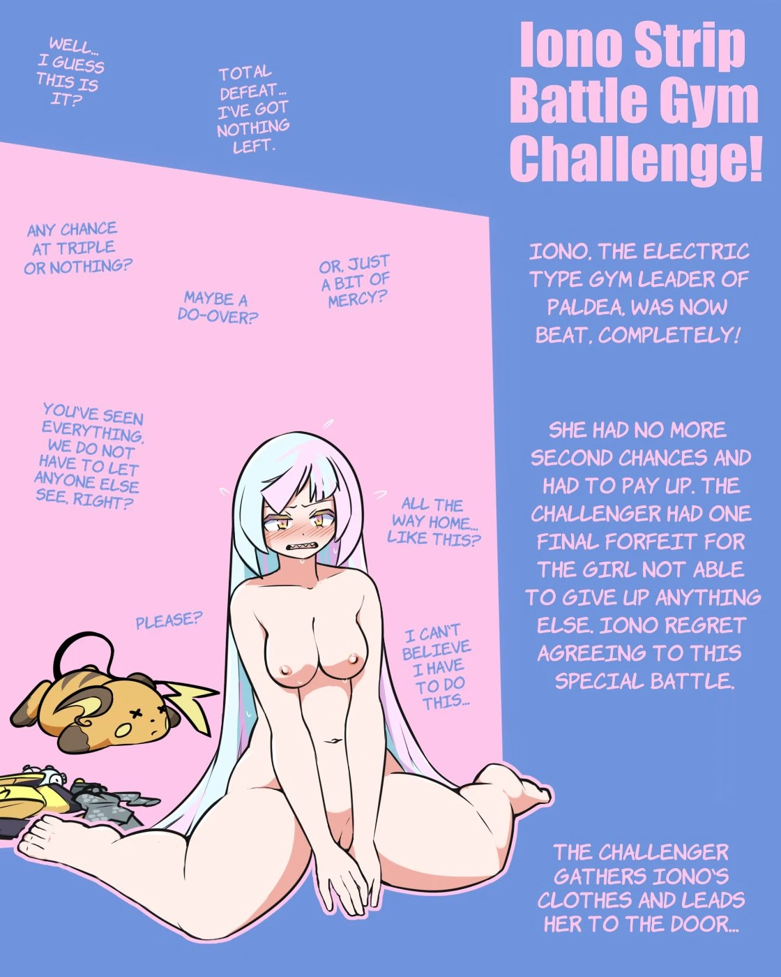 Iono Strip Battle Gym Challenge! porn comic picture 14