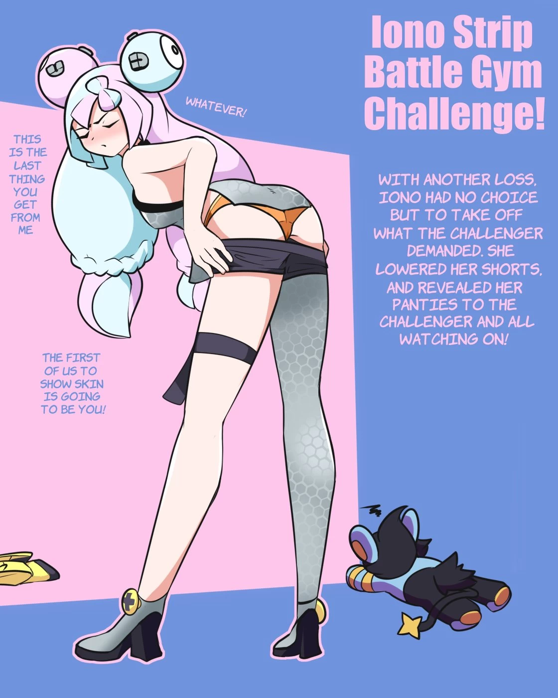 Iono Strip Battle Gym Challenge! porn comic picture 4