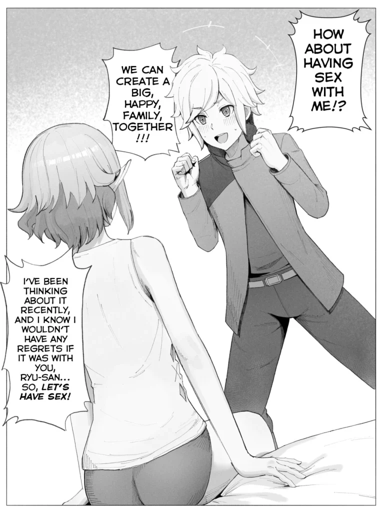 Is It Wrong To Make Ryu Happy In The Past? | Bell-Ryuu Ecchi na Manga porn comic picture 7