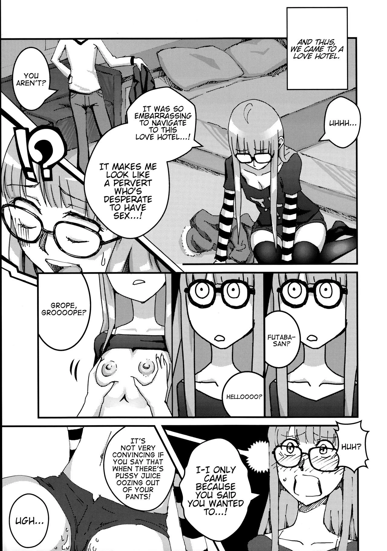 Is Sakura Futaba-chan eavesdropping on her boyfriend? porn comic picture 10