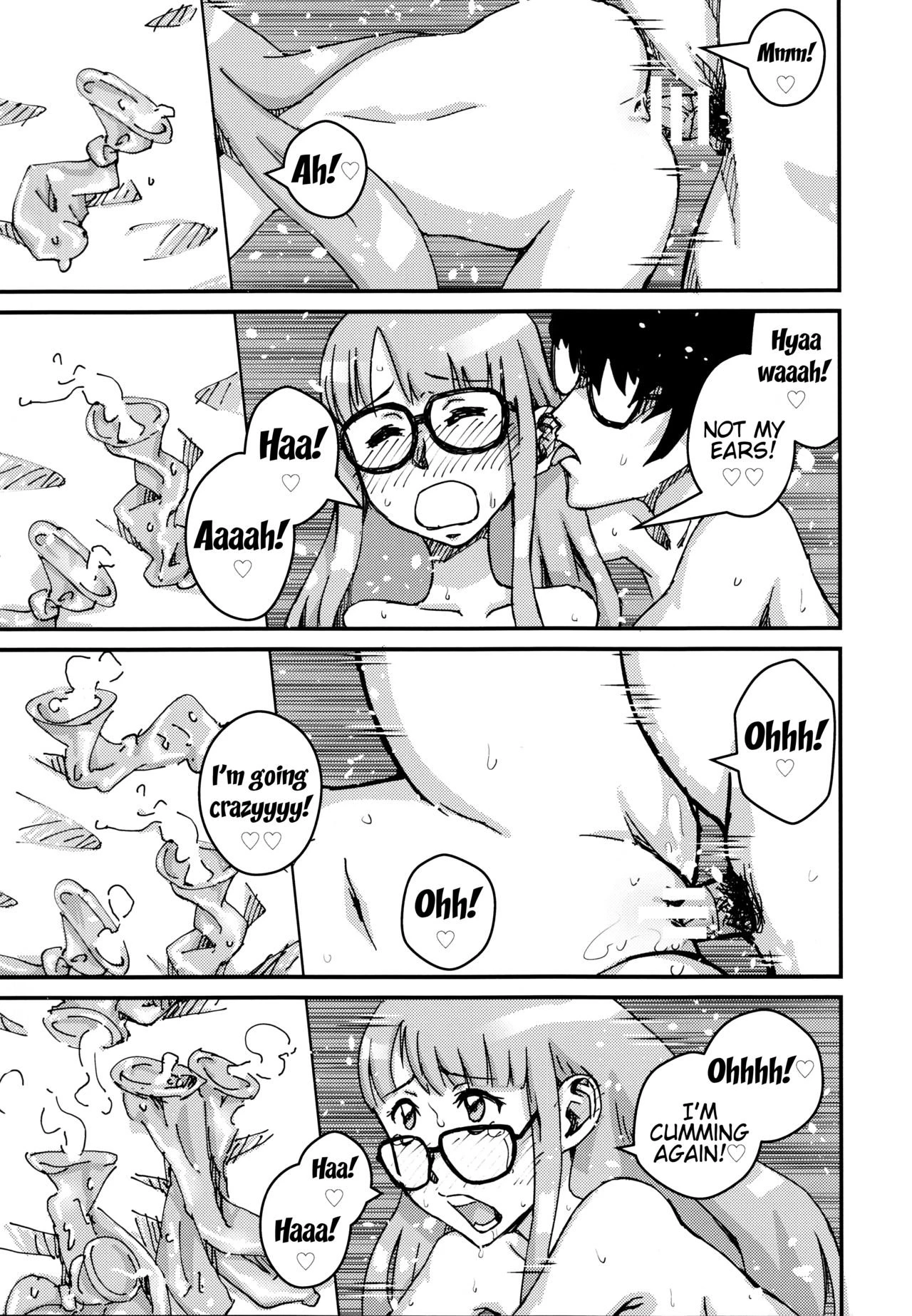 Is Sakura Futaba-chan eavesdropping on her boyfriend? porn comic picture 13