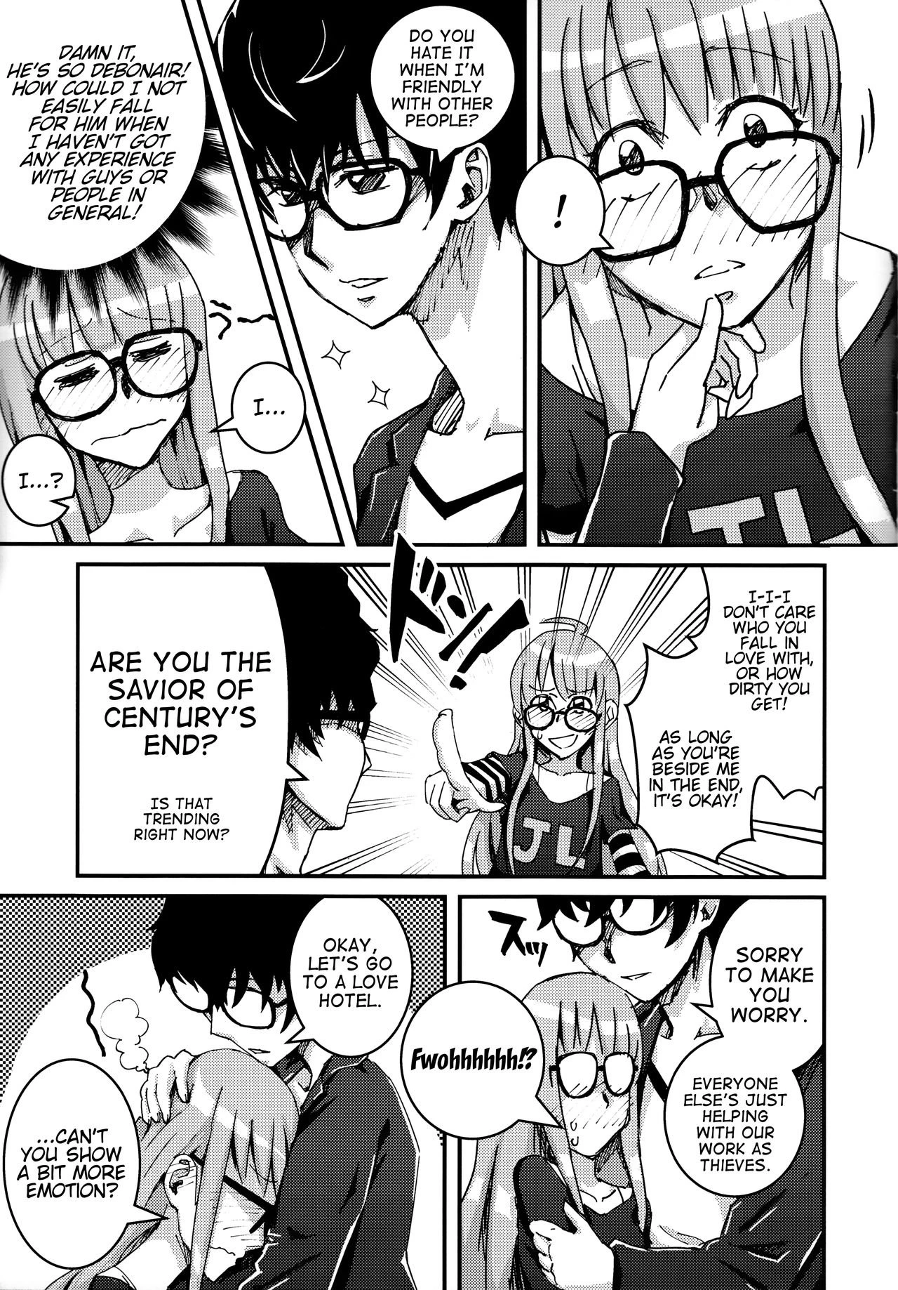 Is Sakura Futaba-chan eavesdropping on her boyfriend? porn comic picture 8