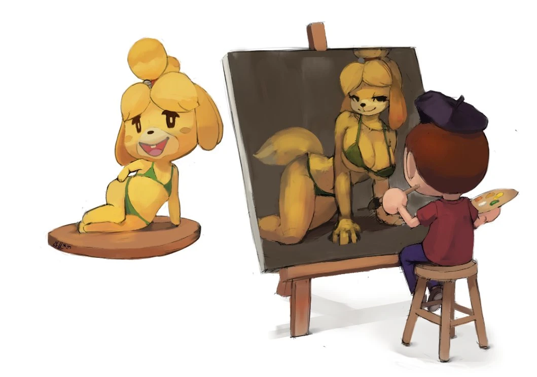 Isabelle Animal Crossing Compilation porn comic picture 32