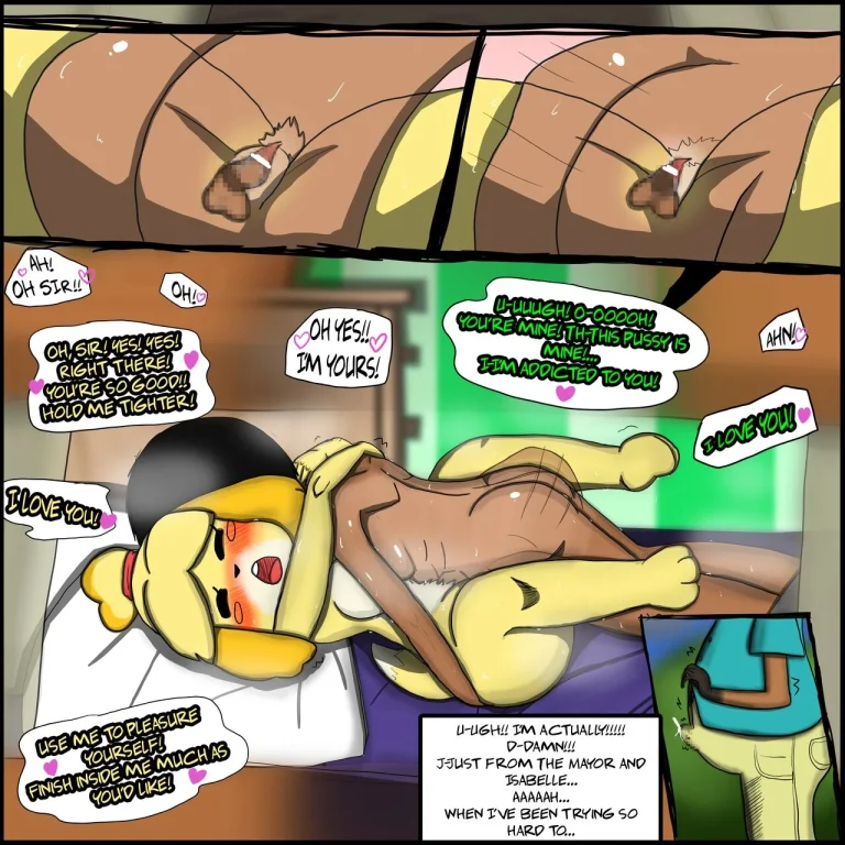 Isabelle's Sick Day porn comic picture 14