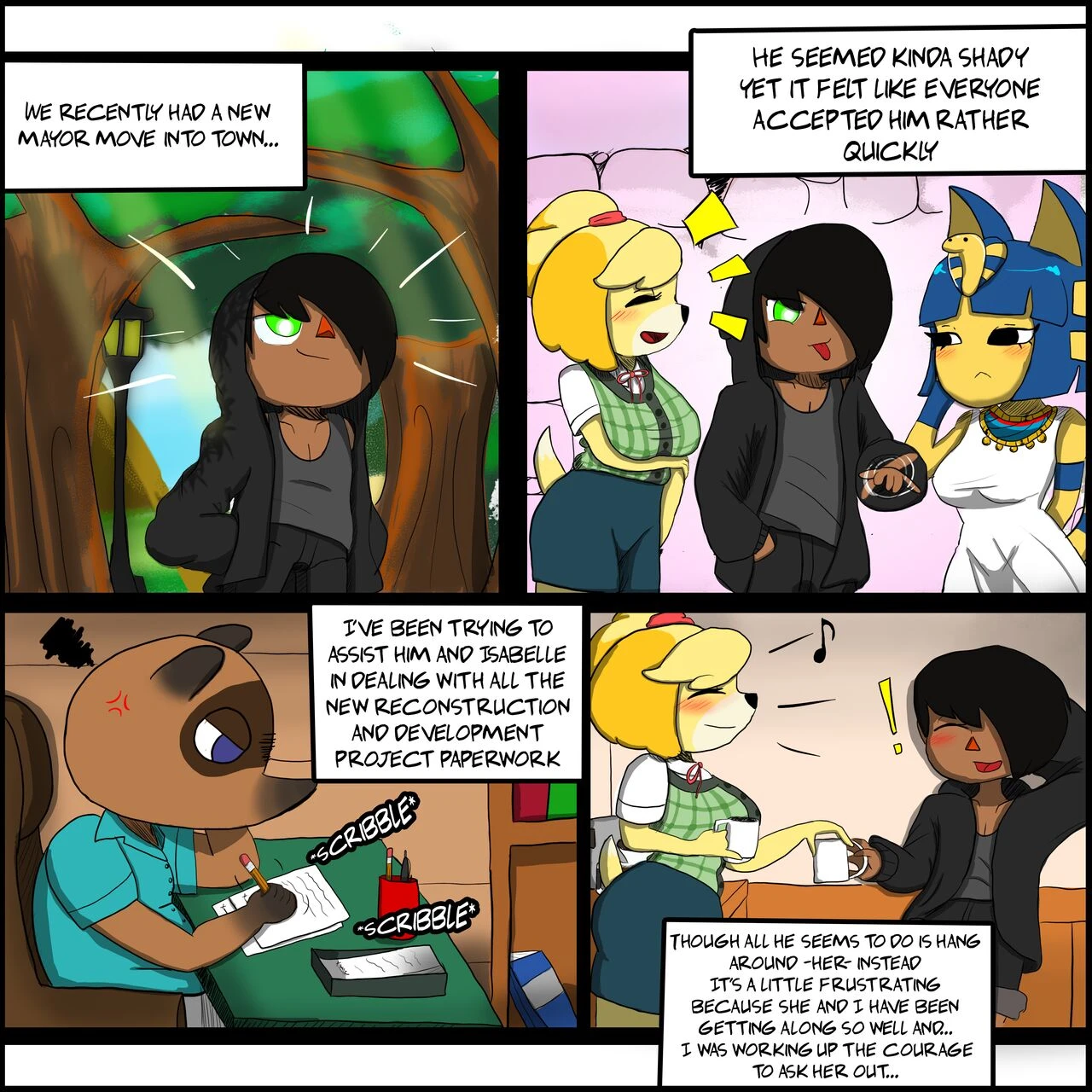 Isabelle's Sick Day porn comic picture 2