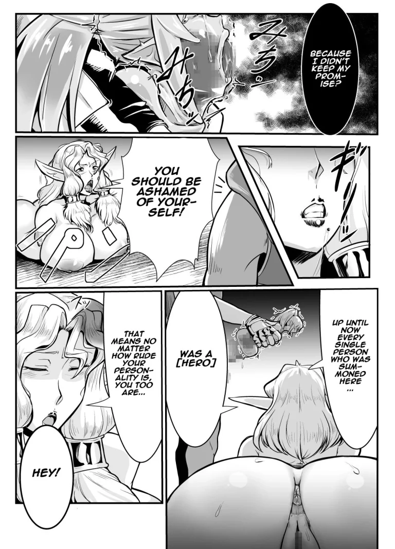 Isekai ni Shoukan sareta Ore ga Kourusai Elf Oyako o Onahoka shite Yaru Ken porn comic picture 12
