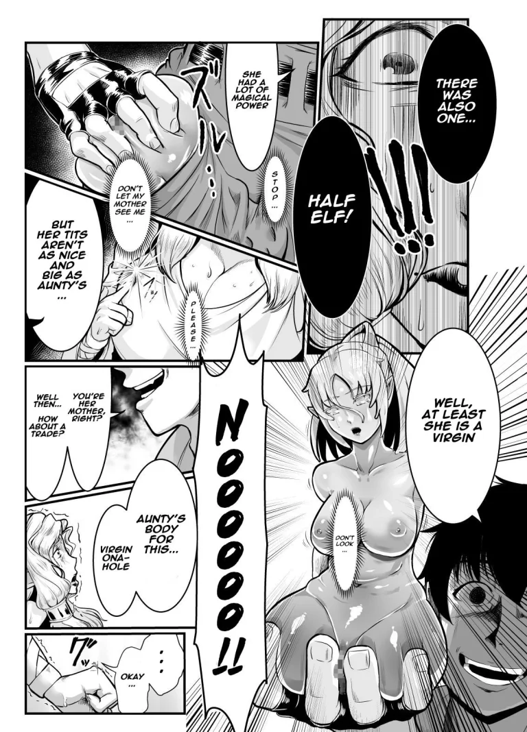Isekai ni Shoukan sareta Ore ga Kourusai Elf Oyako o Onahoka shite Yaru Ken porn comic picture 6