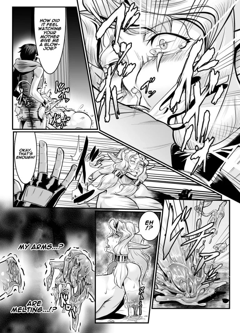 Isekai ni Shoukan sareta Ore ga Kourusai Elf Oyako o Onahoka shite Yaru Ken porn comic picture 9