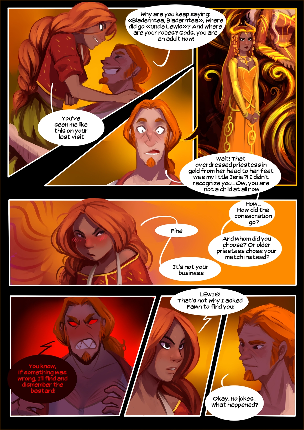 Ishaar`s children porn comic picture 111