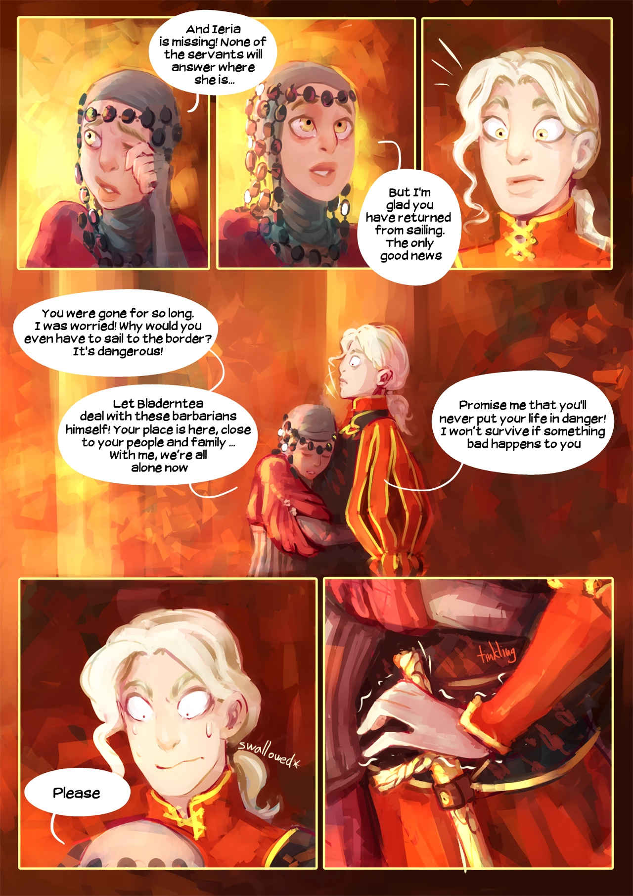 Ishaar`s children porn comic picture 27