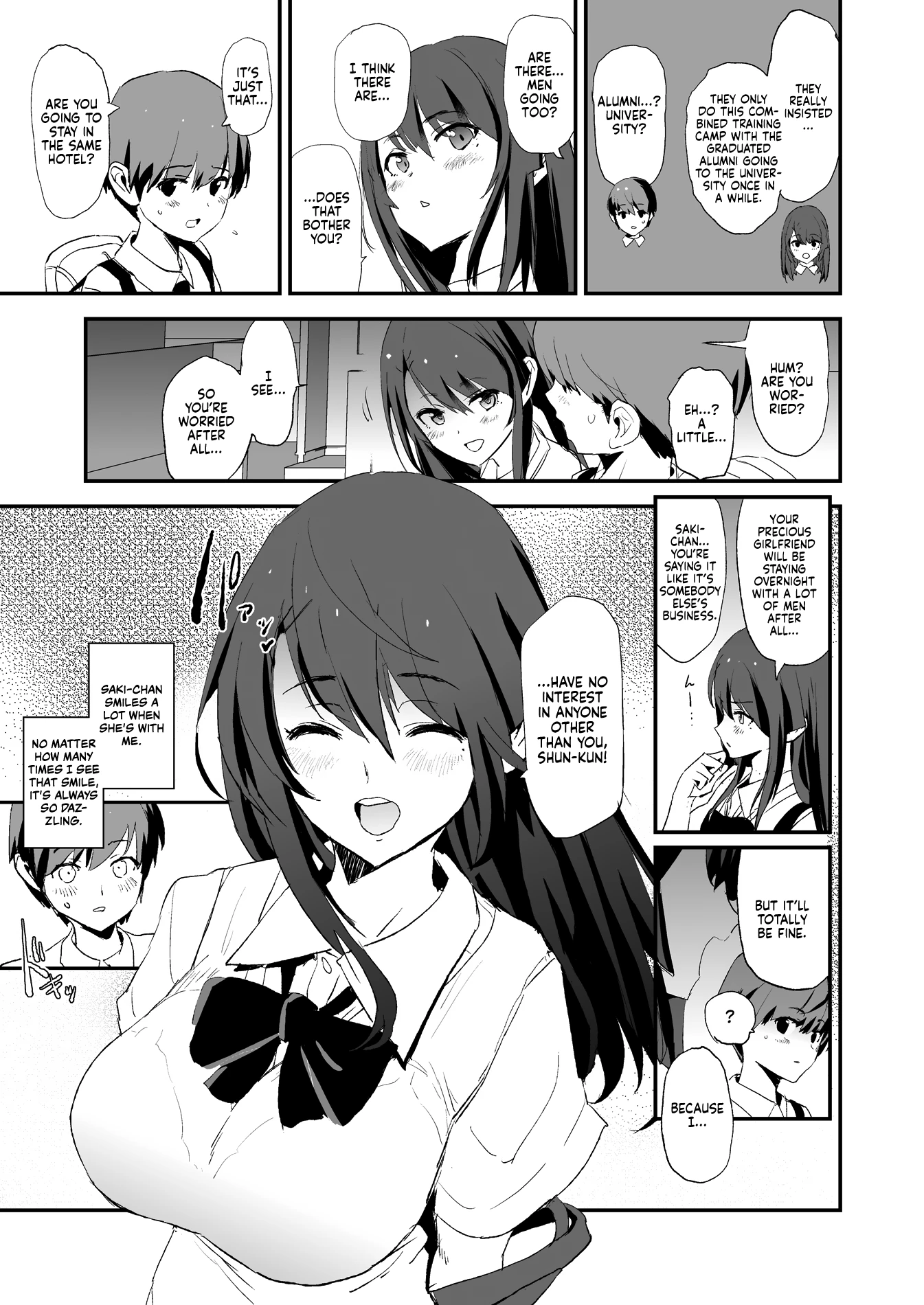 It seems your girlfriend is going to the cock sleeve camp | Omae no Nee-chan Onaho Gasshuku Itteru Rashii ze porn comic picture 6