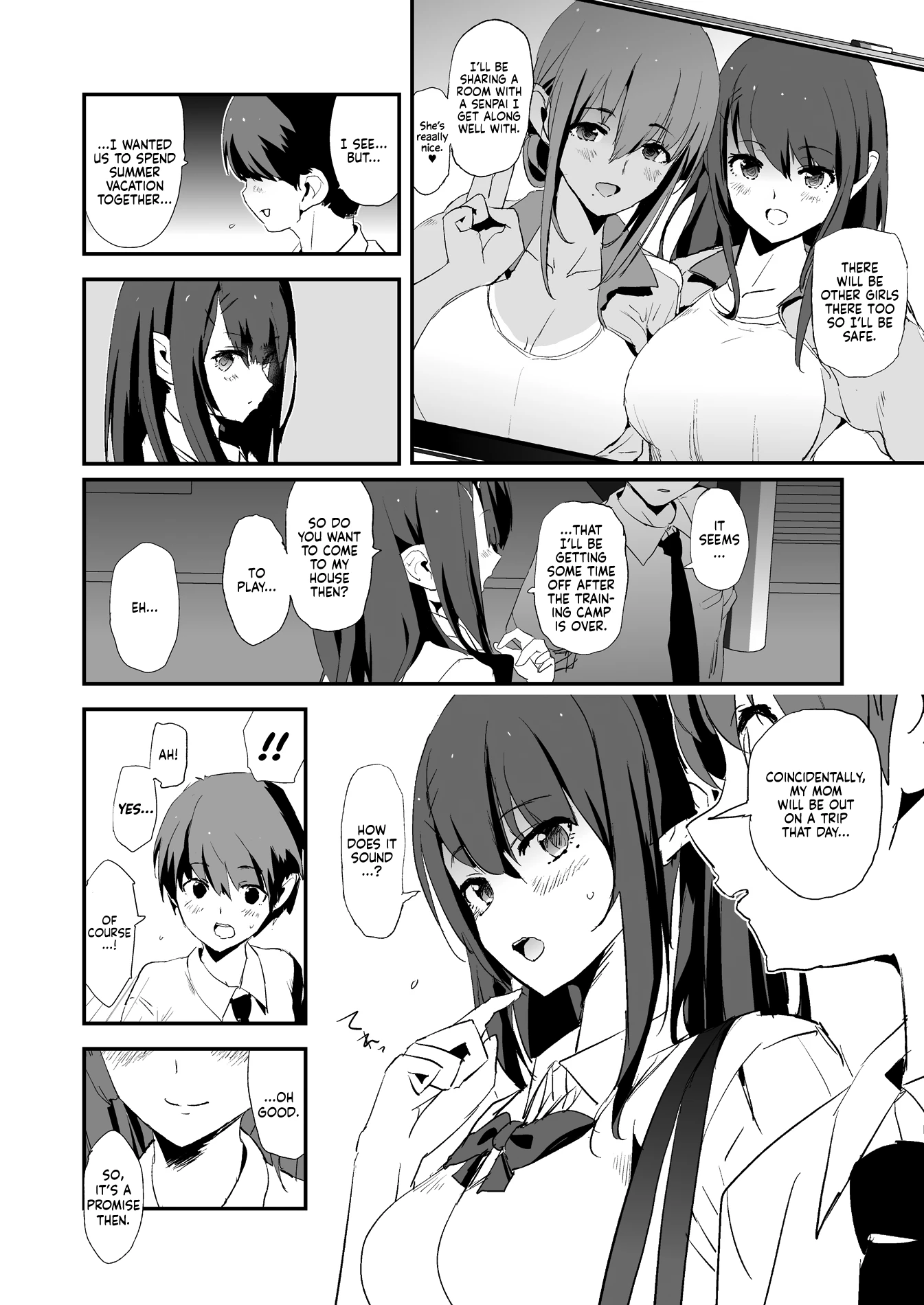 It seems your girlfriend is going to the cock sleeve camp | Omae no Nee-chan Onaho Gasshuku Itteru Rashii ze porn comic picture 7