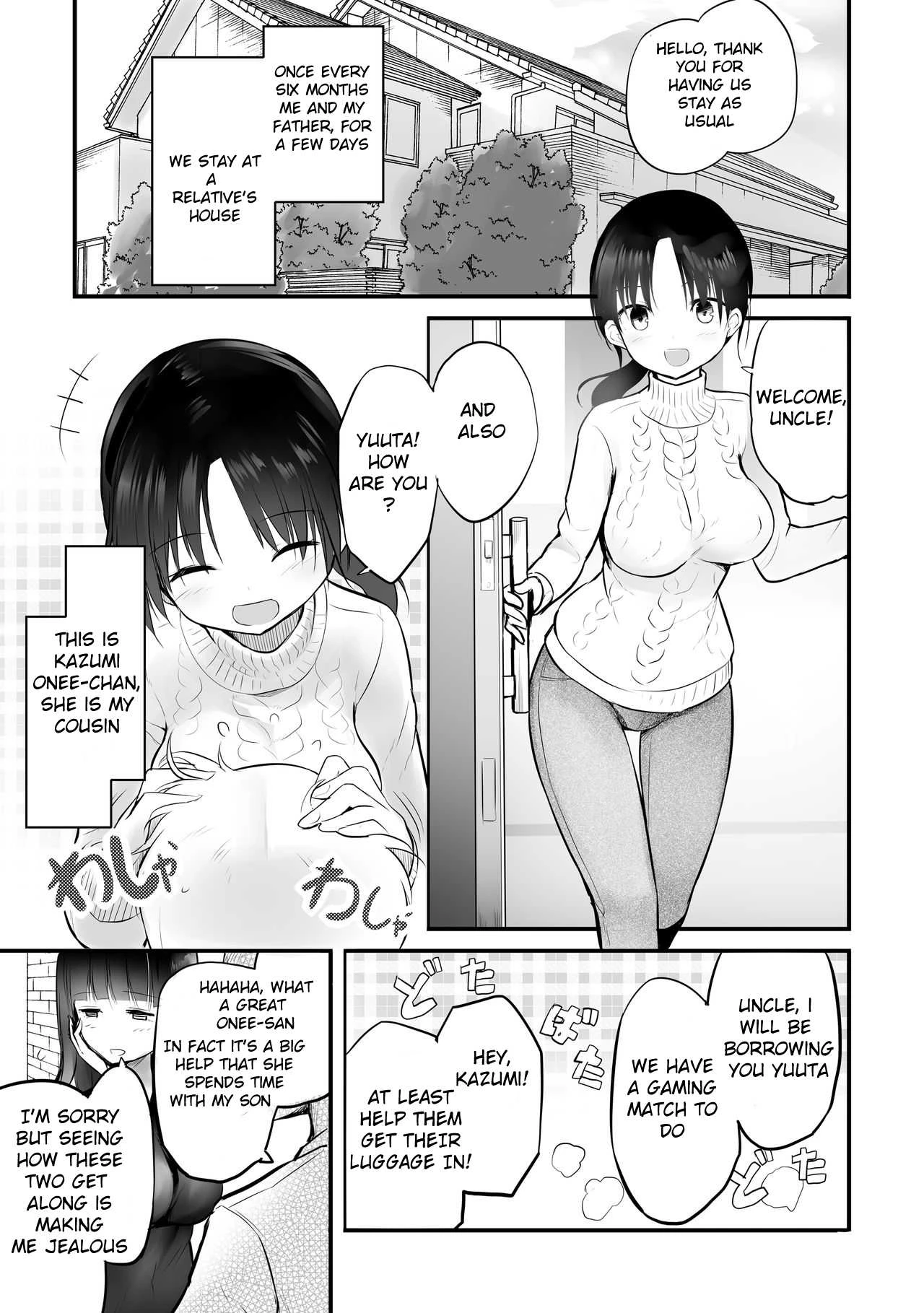 Itoko No Futanari Onee-Chan To Naisho No Milk porn comic picture 3