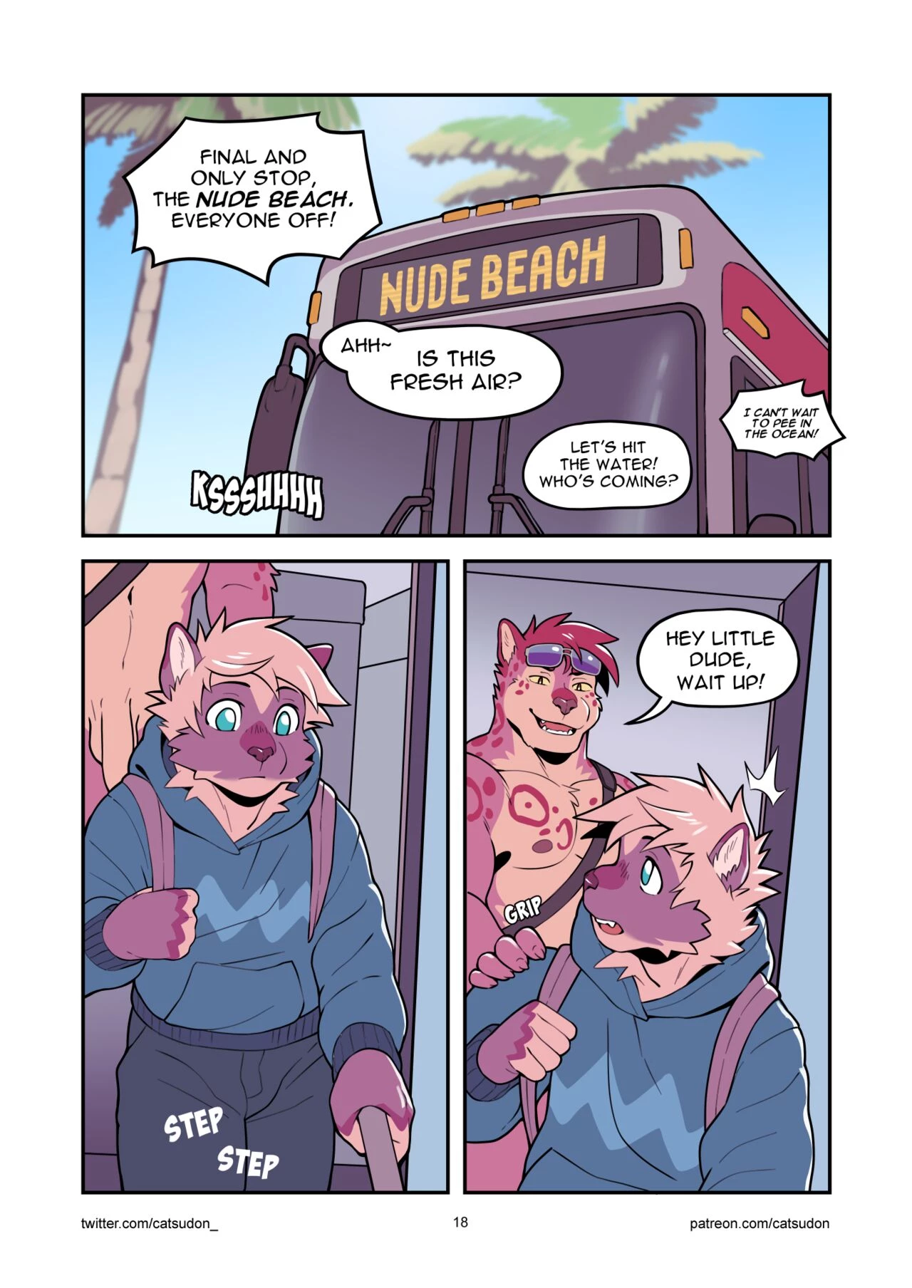 It's a Good Day to Go to the Nude Beach porn comic picture 19