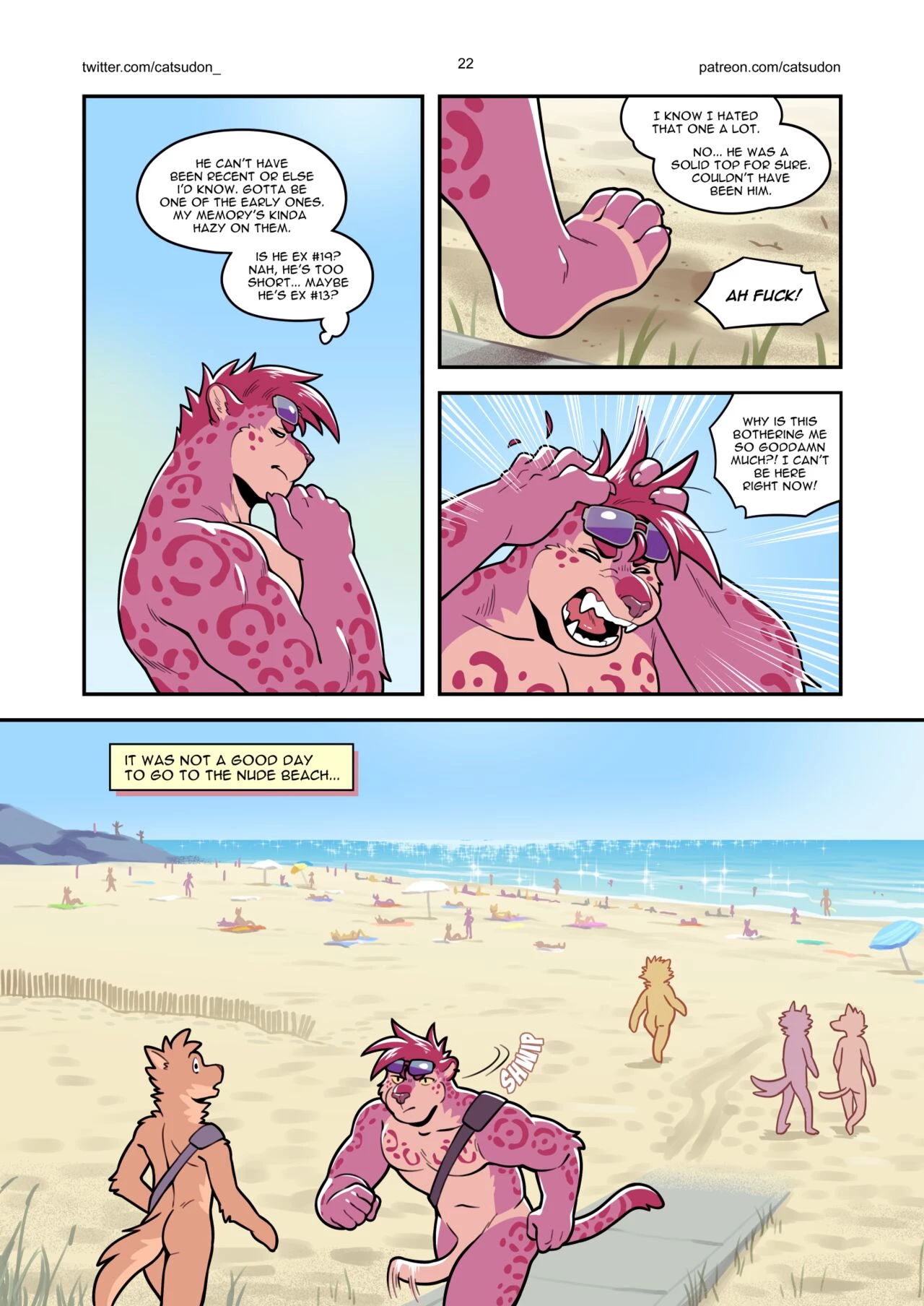 It's a Good Day to Go to the Nude Beach porn comic picture 23