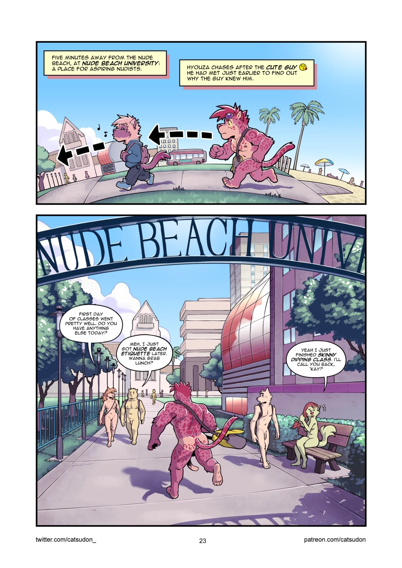 It's a Good Day to Go to the Nude Beach porn comic picture 24