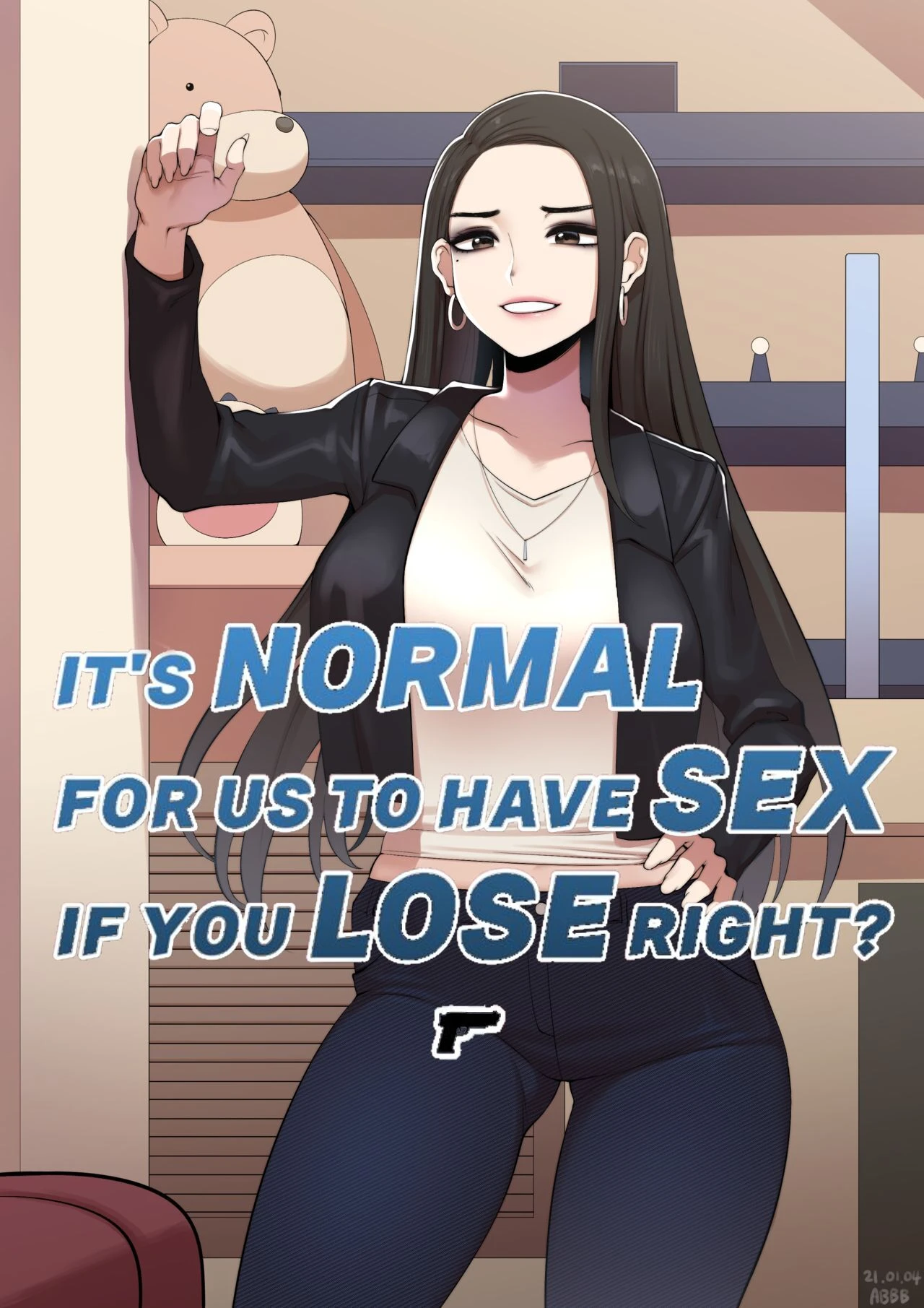 It's Normal for us to Have Sex if You Lose Right? Gun edition porn comic picture 1