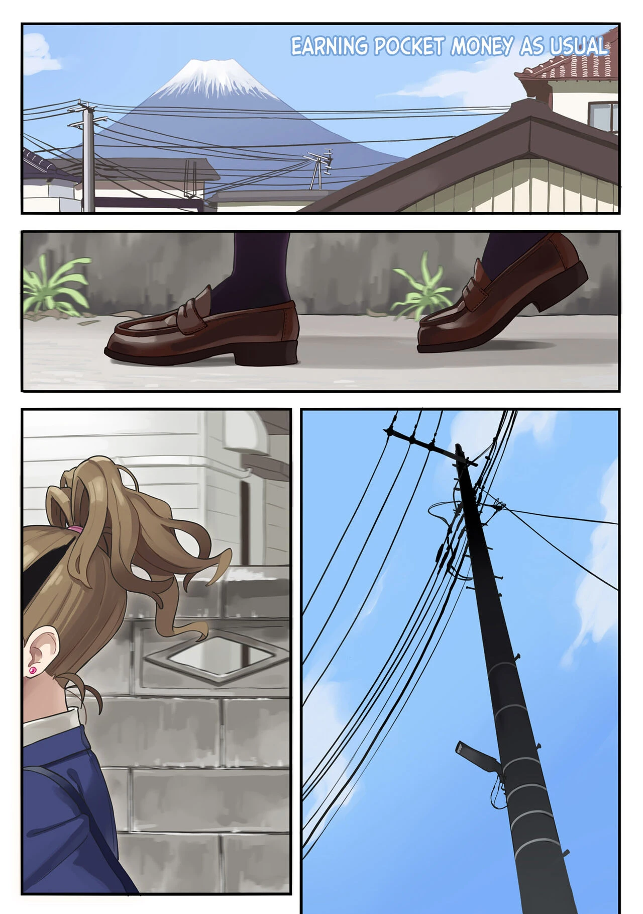 Itsumodoori no Okozukai Kasegi porn comic picture 2