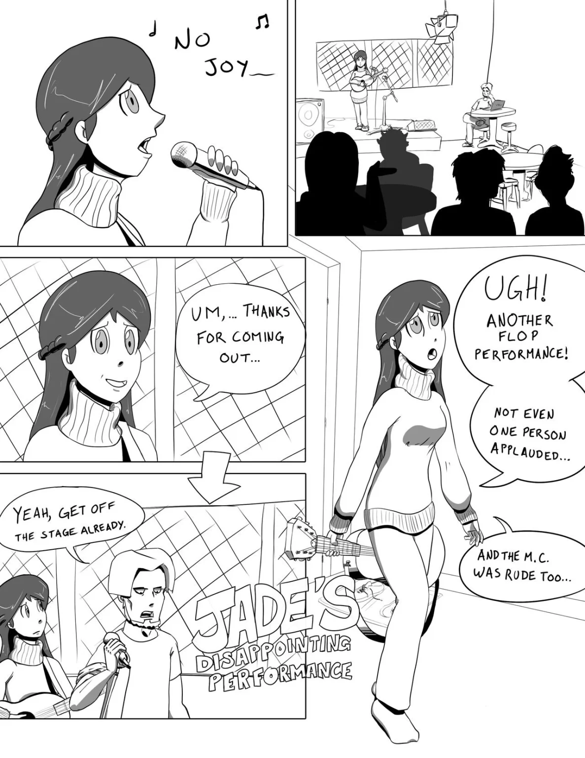 Jade's Disappointing Performance porn comic picture 1