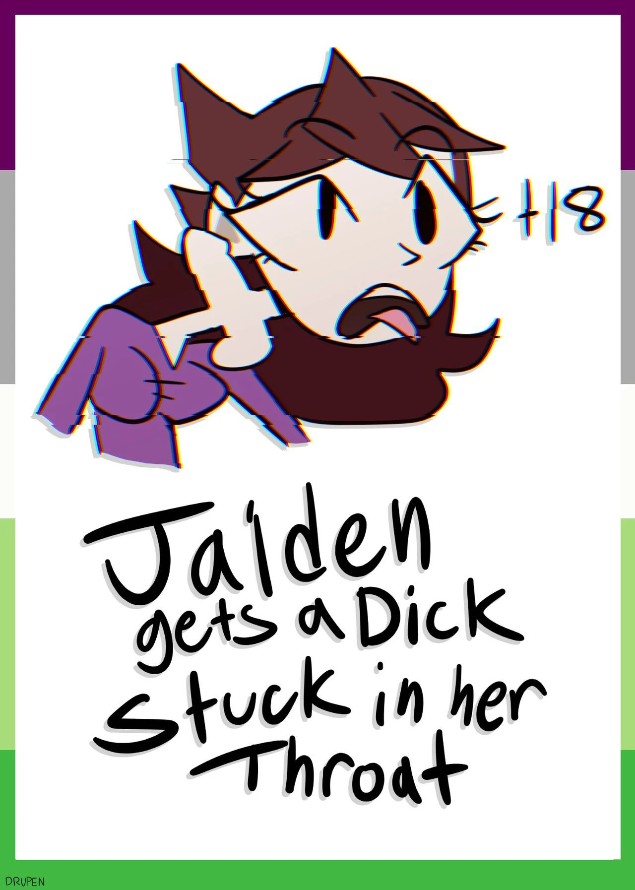 Jaiden Gets A Dick Stuck In Her Throat porn comic picture 1