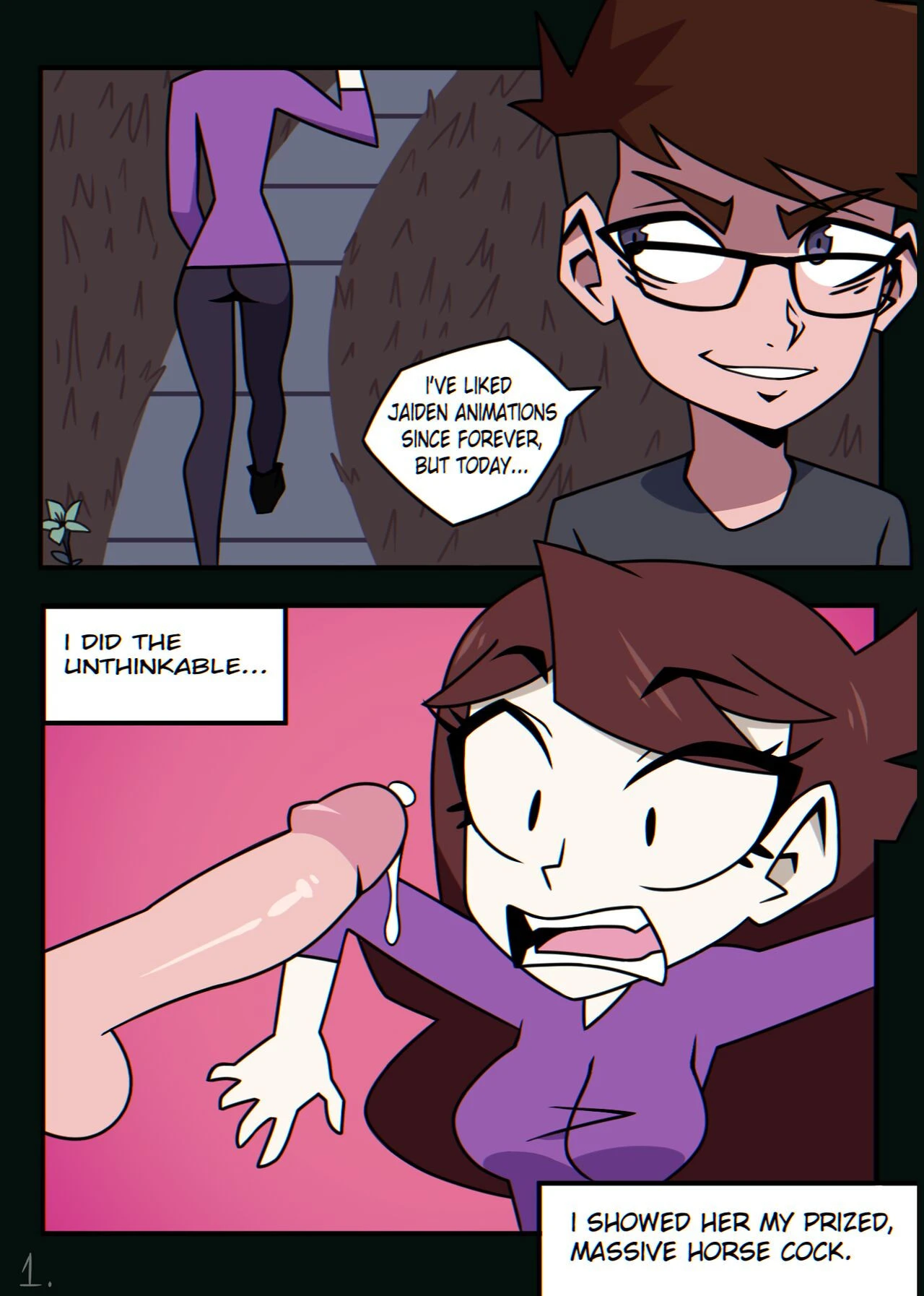 Jaiden Gets A Dick Stuck In Her Throat porn comic picture 2