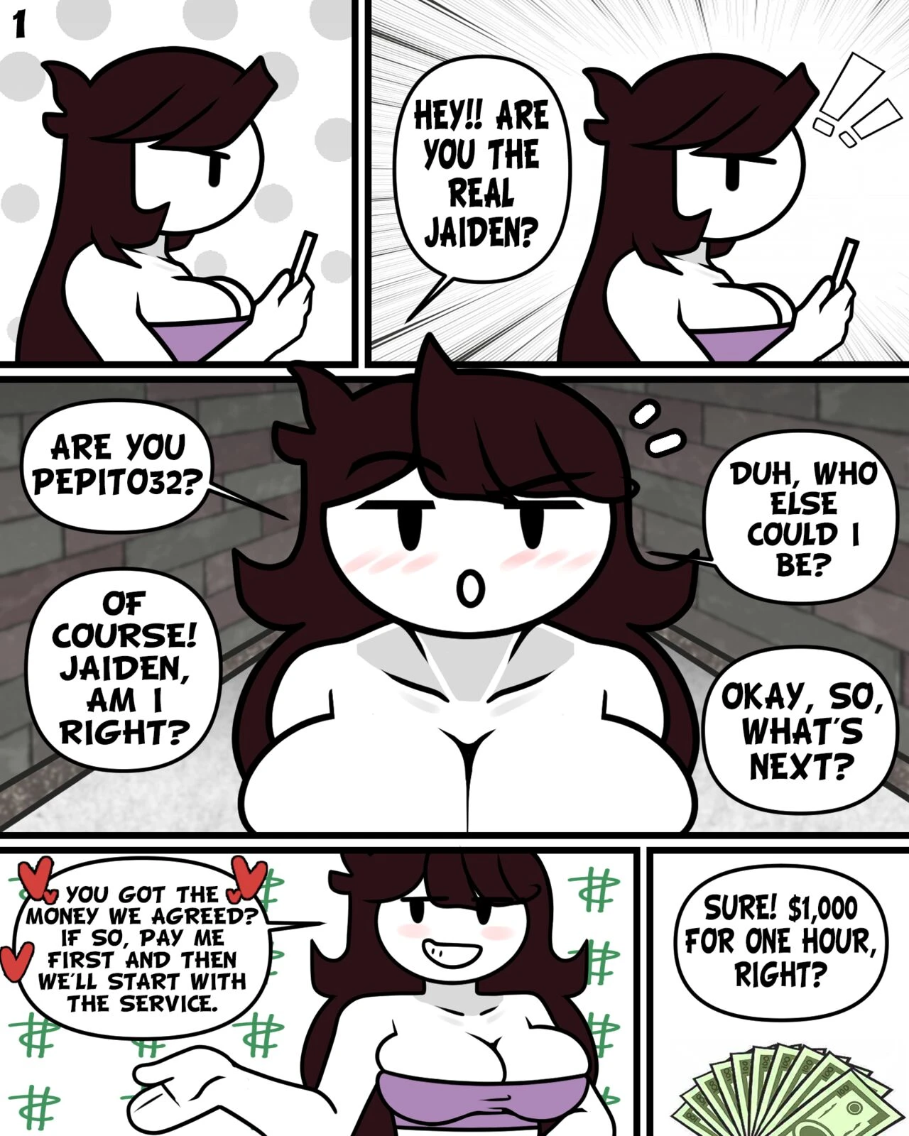 Jaiden New Job porn comic picture 2
