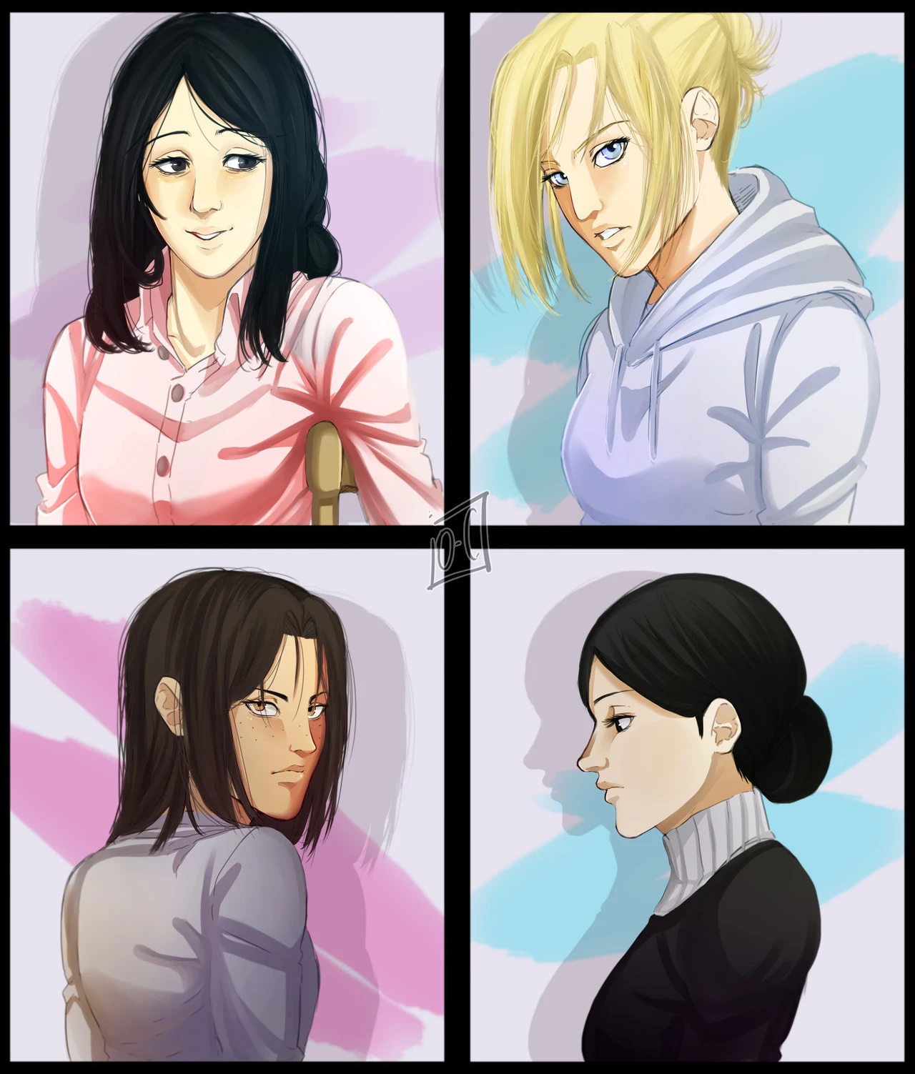 Jean x Pieck porn comic picture 8