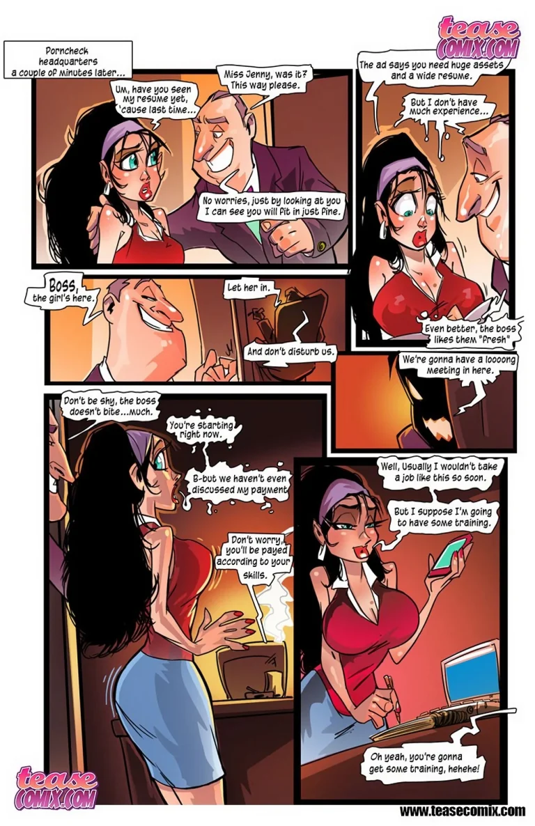 Jenny needs a job porn comic picture 16