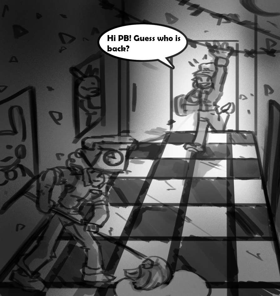 Jeremy's last night at Freddy's bad ending porn comic picture 3