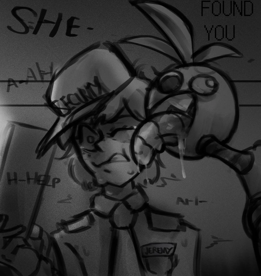 Jeremy's last night at Freddy's bad ending porn comic picture 37