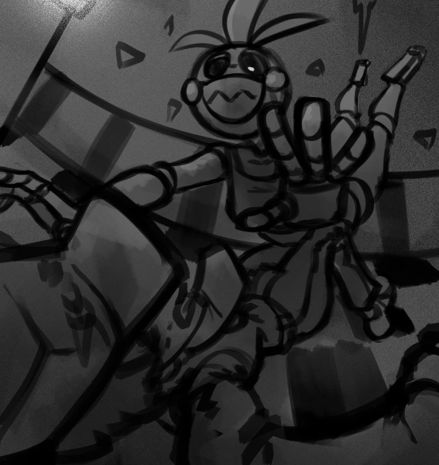 Jeremy's last night at Freddy's bad ending porn comic picture 38