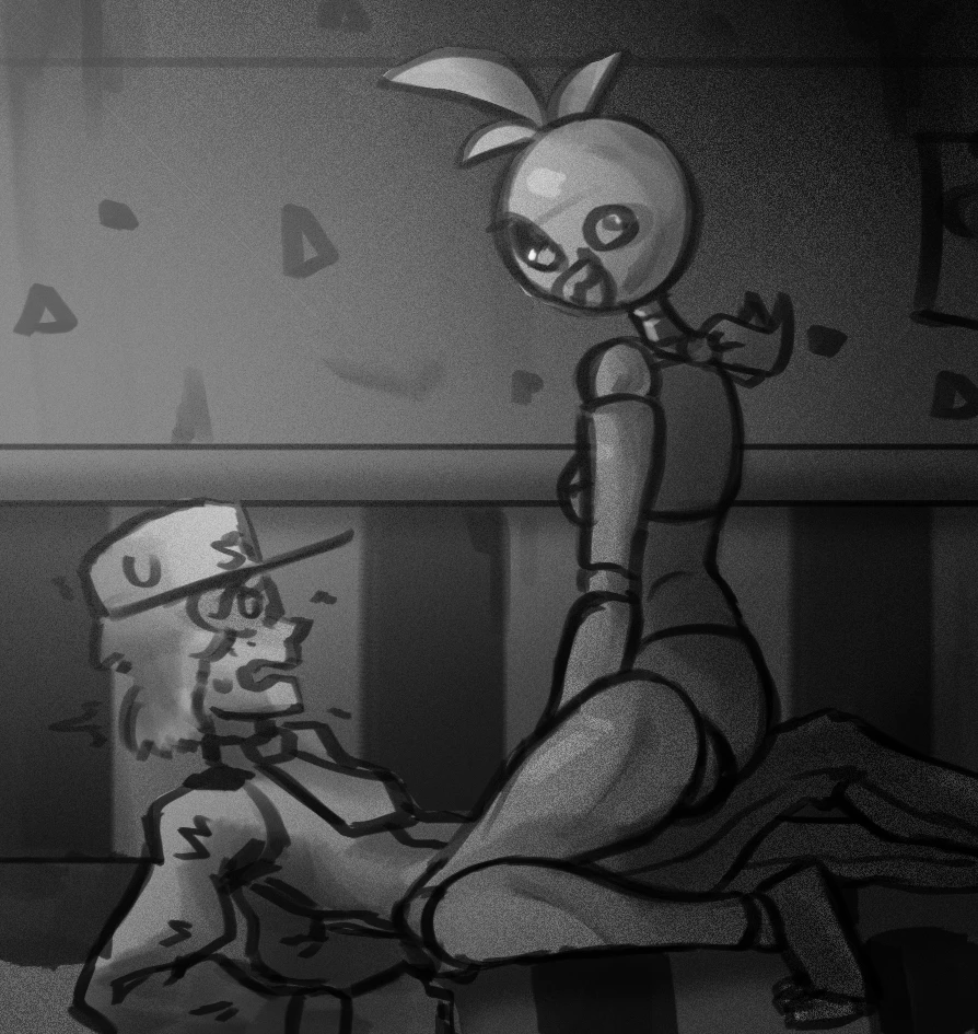 Jeremy's last night at Freddy's bad ending porn comic picture 39