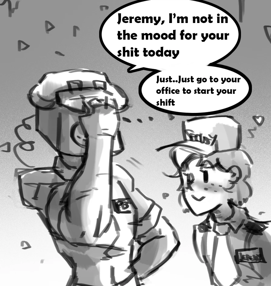 Jeremy's last night at Freddy's bad ending porn comic picture 4