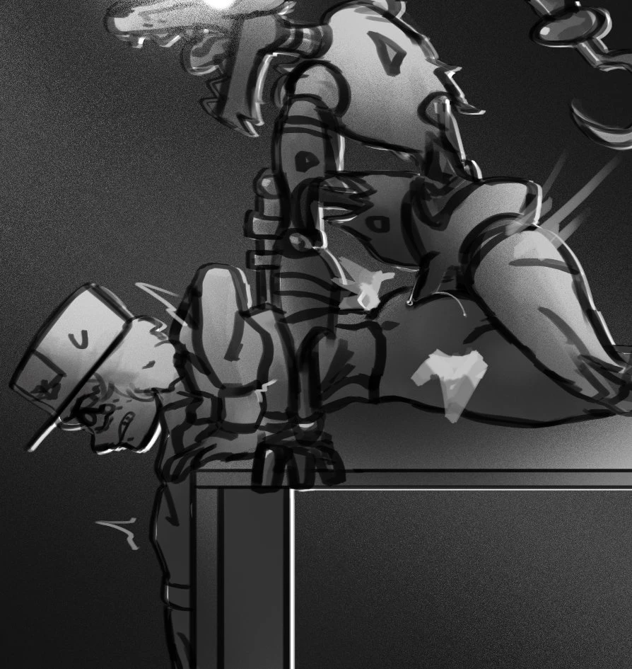 Jeremy's last night at Freddy's bad ending porn comic picture 61