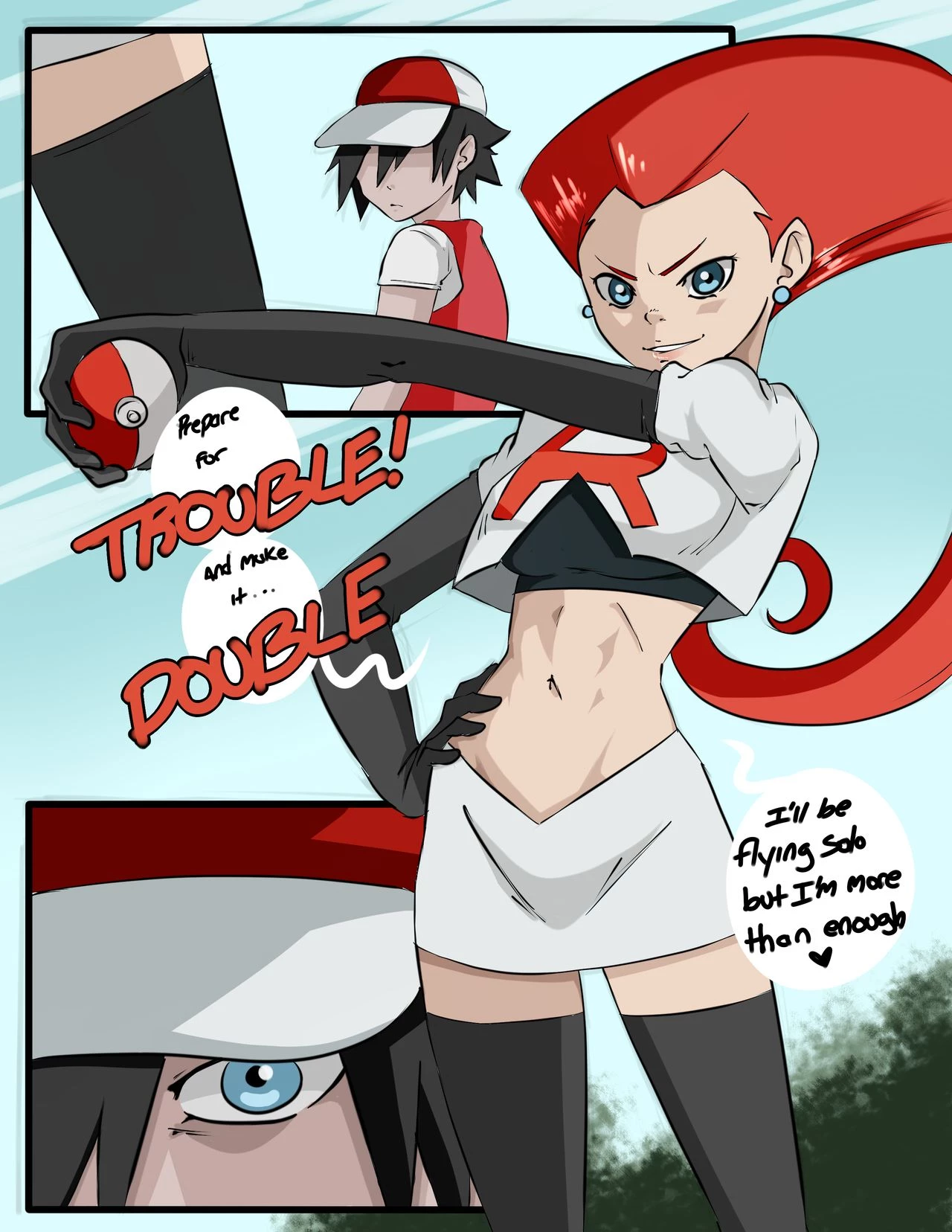 Jessie in Double Trouble porn comic picture 2