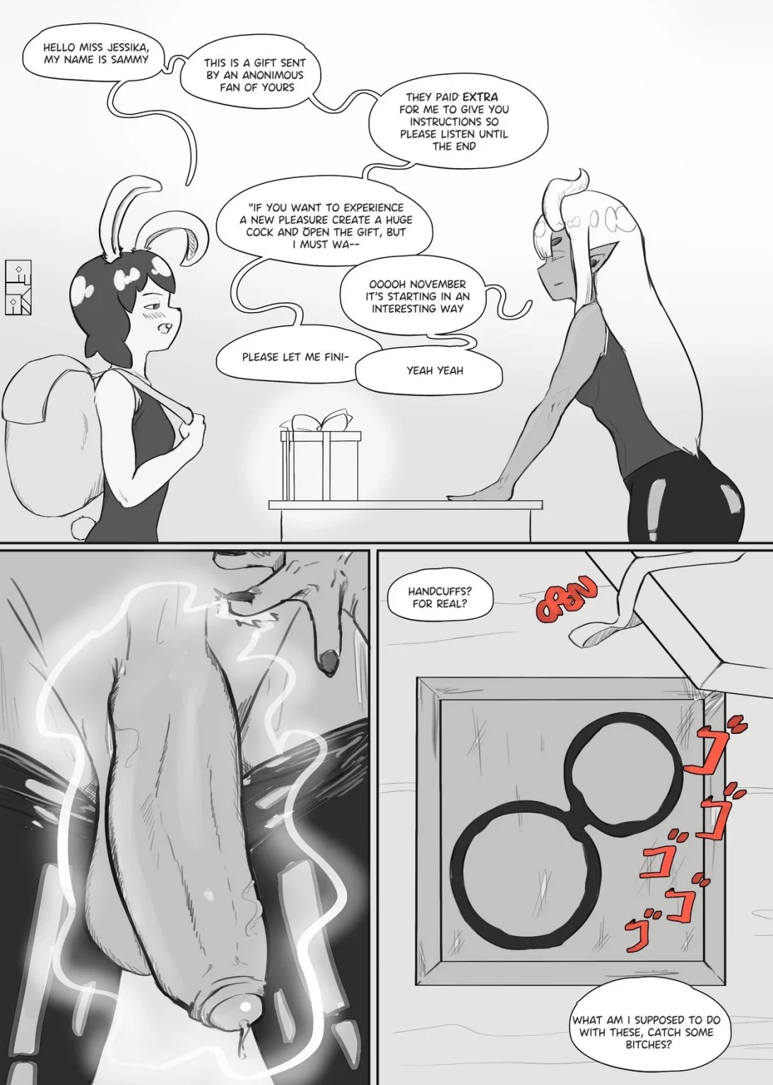 Jessika's NoNutNovember porn comic picture 1