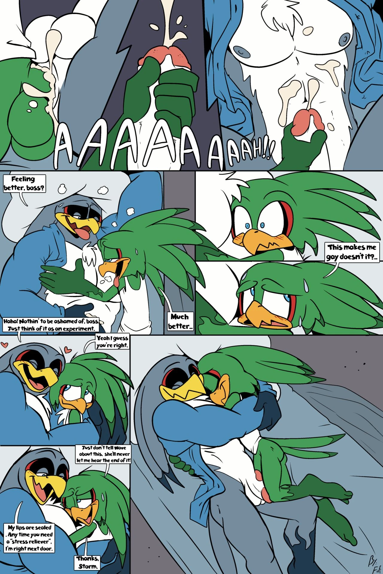 Jet's Stress Reliever porn comic picture 5