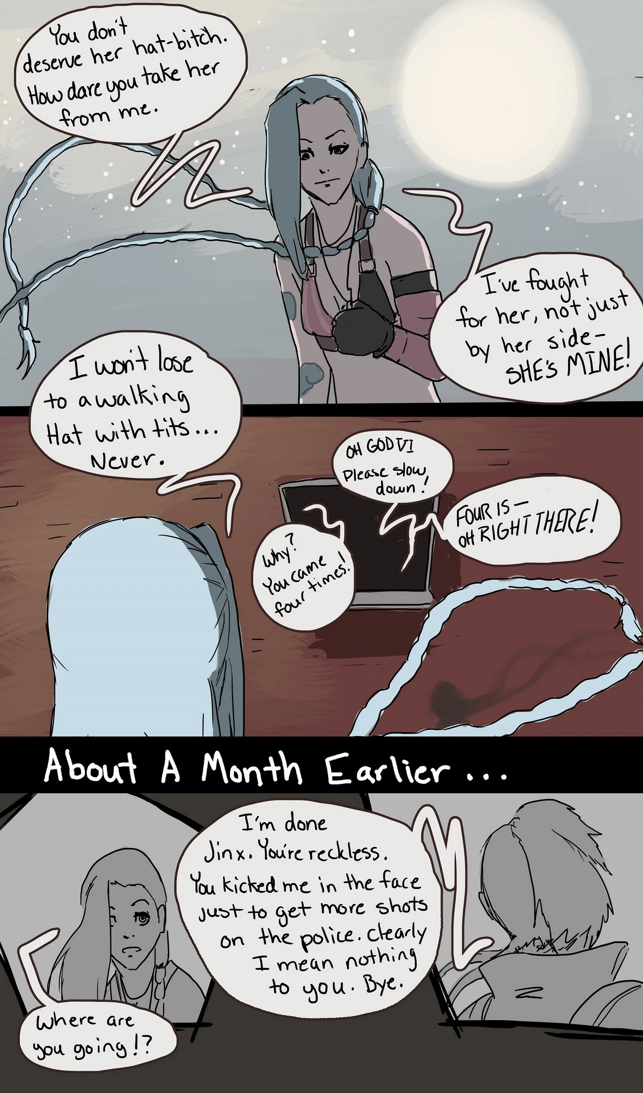 Jinx is coming! porn comic picture 4