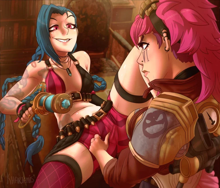 Jinx & Vi porn comic picture 1