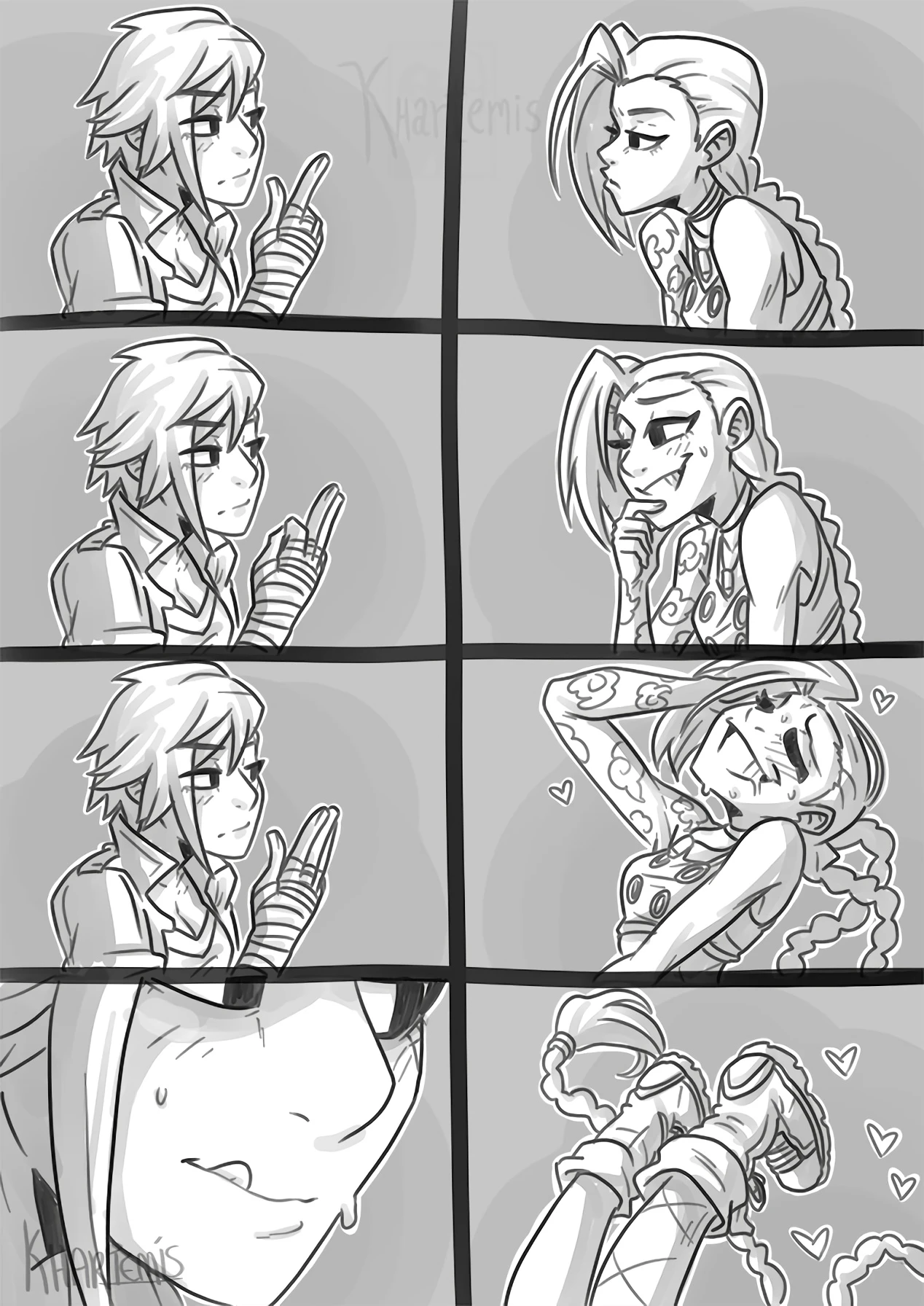 Jinx & Vi porn comic picture 34