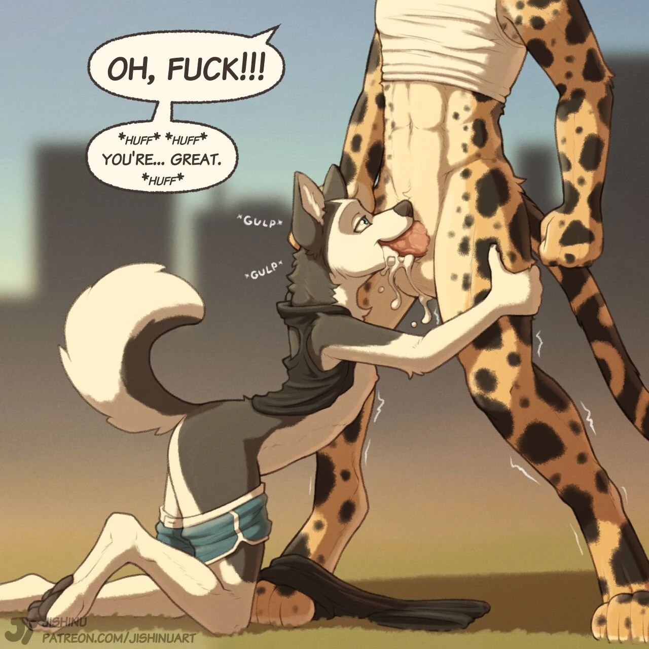 Jogging Buddies porn comic picture 7