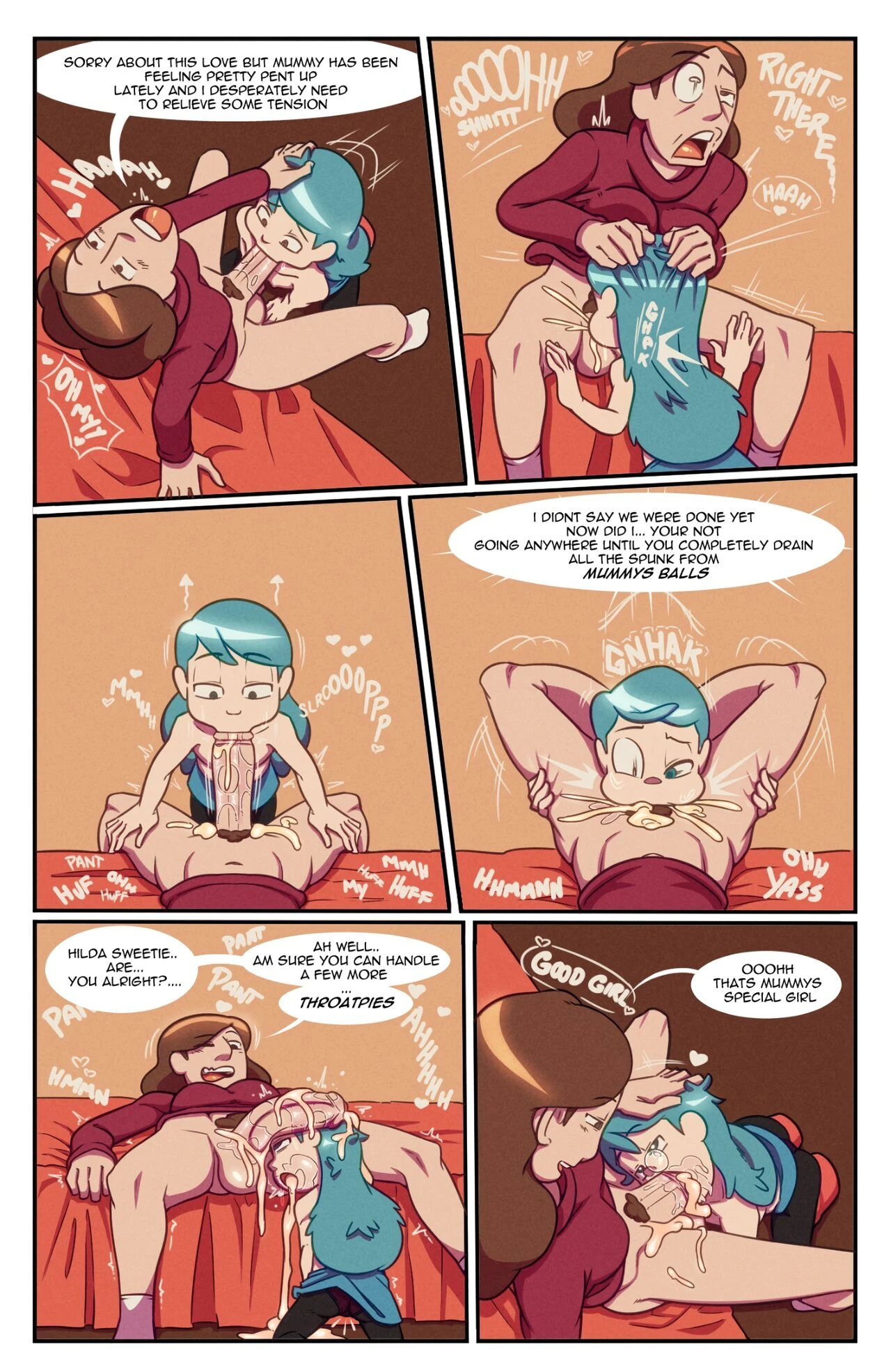 Johanna & Hilda porn comic picture 3