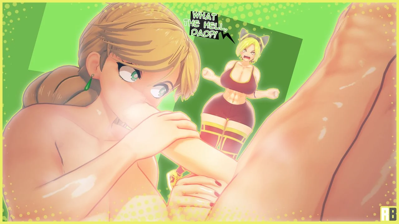 Jolyne and Holly porn comic picture 7