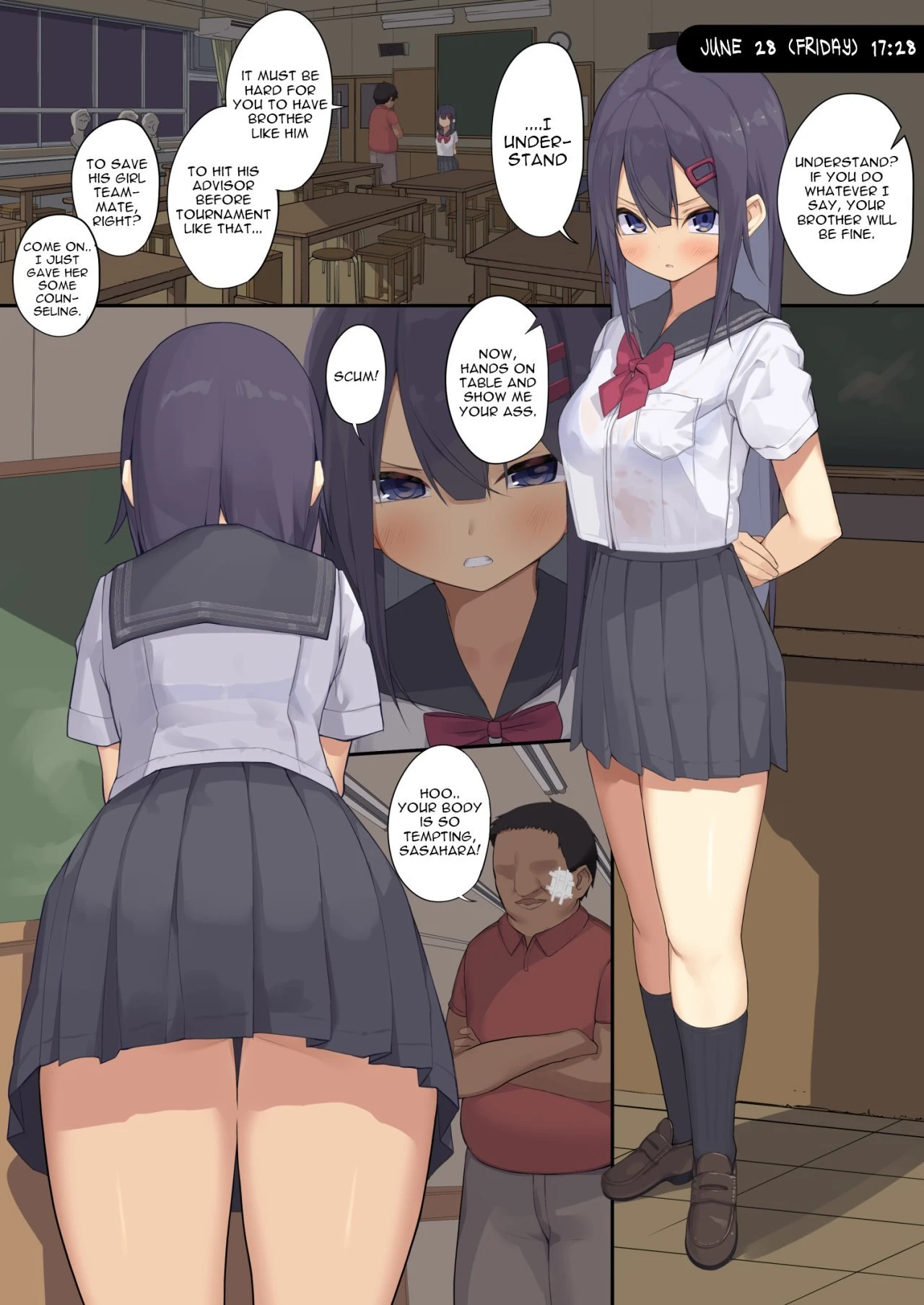 Joshikousei wa Dansei Kyoushi ni NTR Reru porn comic picture 11