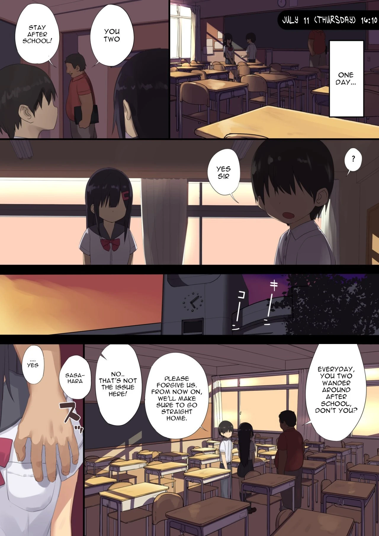 Joshikousei wa Dansei Kyoushi ni NTR Reru porn comic picture 6