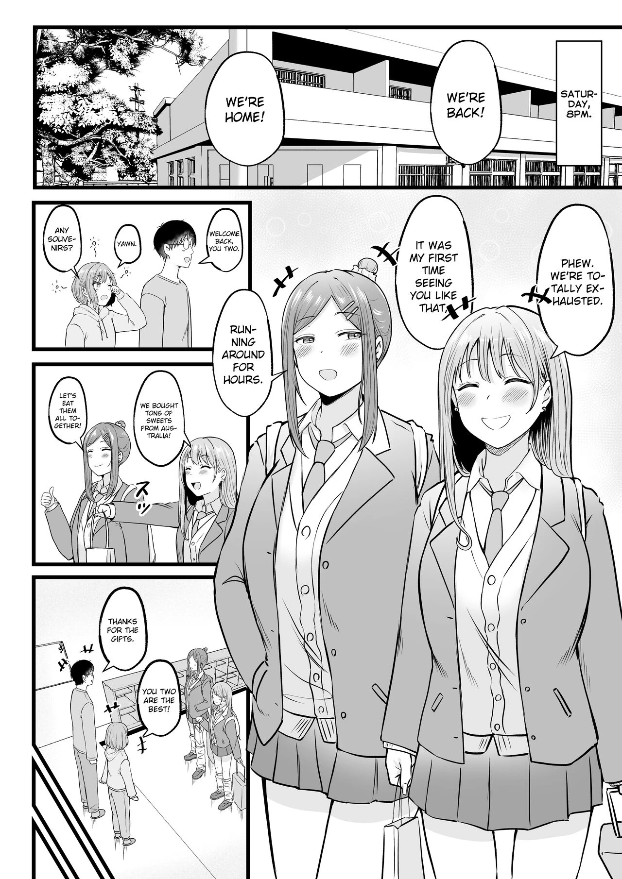 Joshiryou Kanrinin no Boku wa Gal Ryousei ni Furimawasarete masu 2 | Swayed by the Gals in the Girls' Dorm I Manage porn comic picture 47