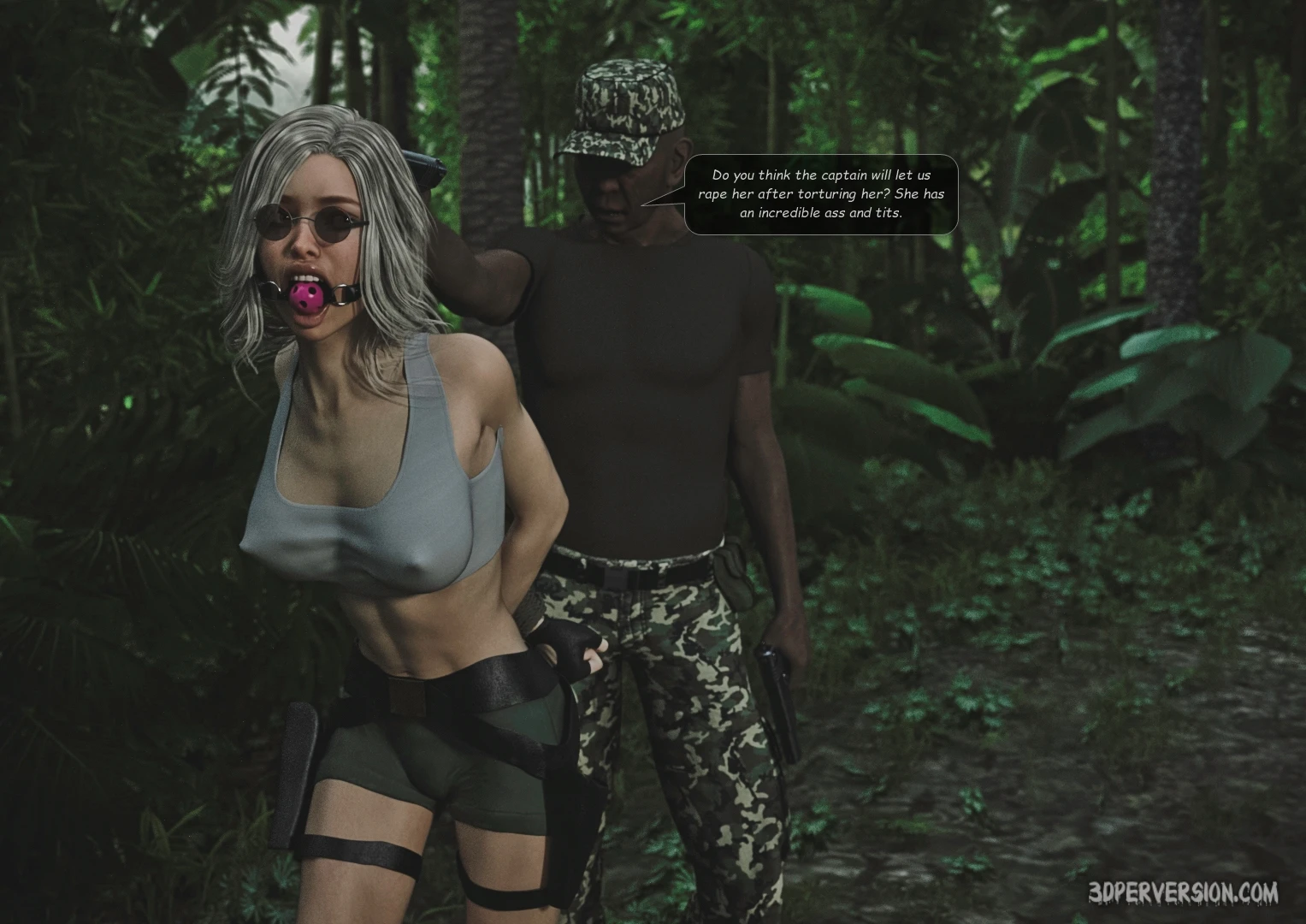 Jungle gangbang porn comic picture 2