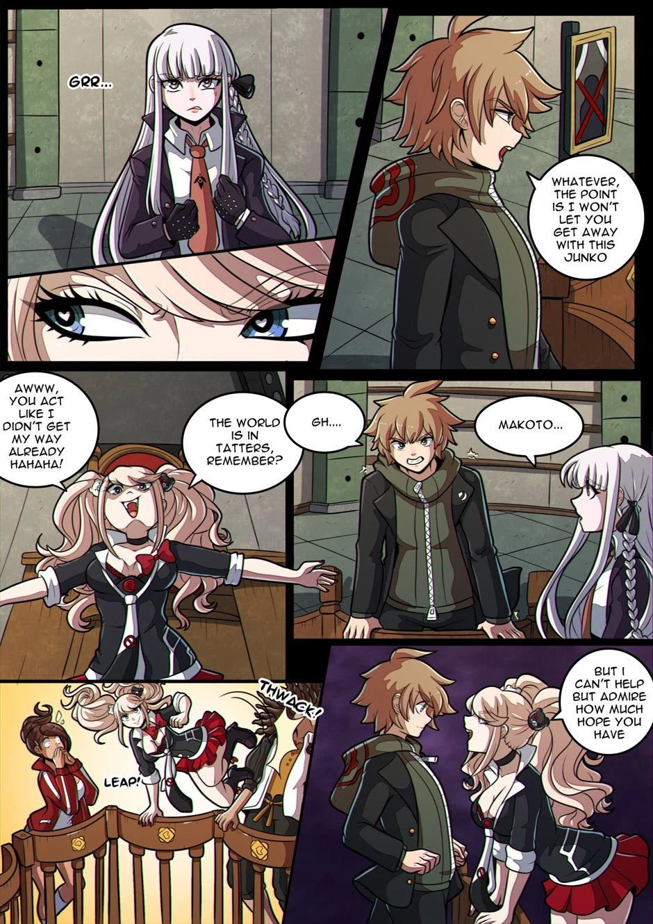 Junko's Despair Game porn comic picture 4
