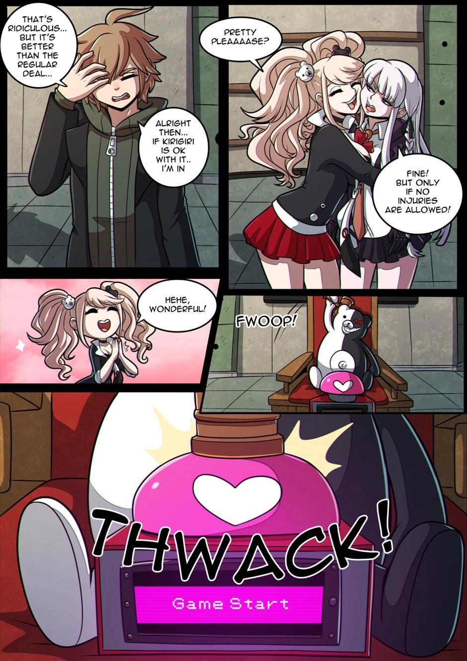 Junko's Despair Game porn comic picture 8